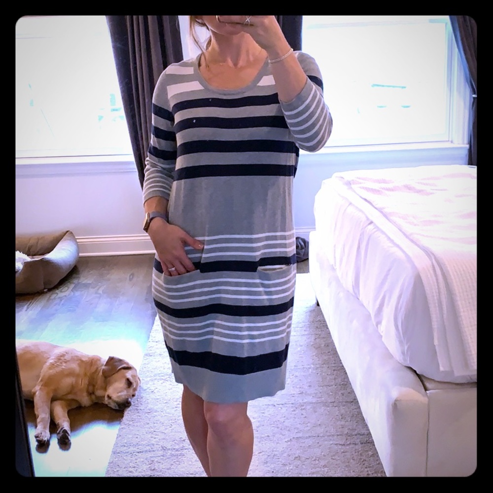 C&C California Knit stripe dress.